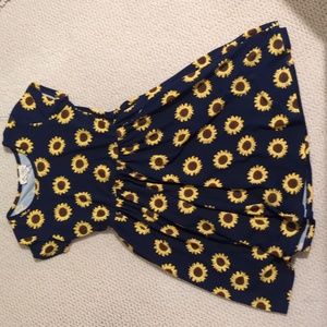 Girls sunflower dress size 8